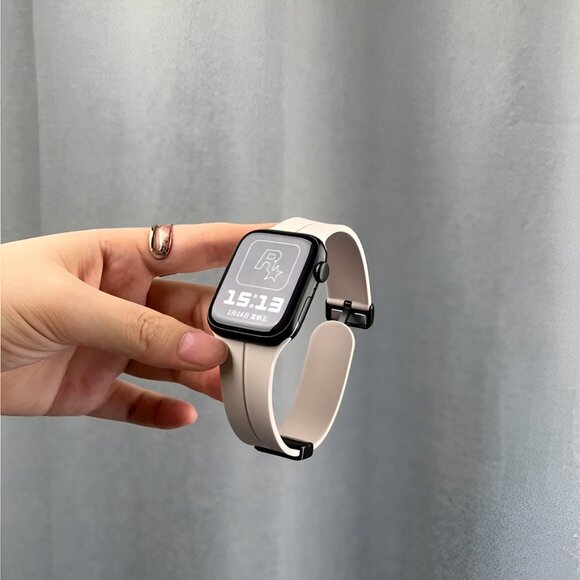 Apple Watch Band Waterproof Magnetic Adjustable Stylish Strap Watch Band Stone - Picture 6 of 11